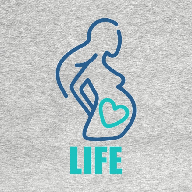 Pregnant Mother Pro Life Love by greenoriginals